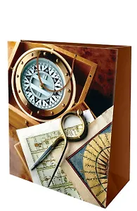 Пакет подарочный бумажный А4 22*31 ламинат, универ.тематика/муж., ассорти ML, МегаМАГ