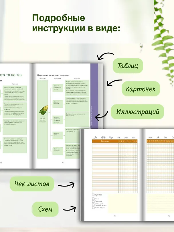 Книга Цветовод на всю голову. Шпаргалка-трекер по уходу за комнатными растениями (Екатерина Кузнецова) — 9