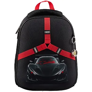 Ранец капсульный "Ergonomic light. Racing Car" , 1 отделение, 3 кармана, 38*29*12.5 см