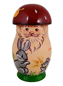 Матрешка 5 предм. "Узор", арт. С-6 (669)