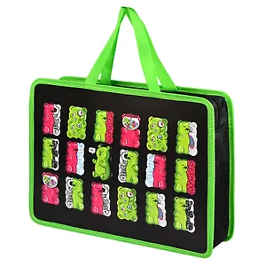 Папка для тетрадей А4 "Happy Owl" 34*25*10см, пластик, молния,ручки, дно с расширением, инд.уп.