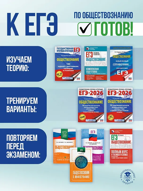 Книга ЕГЭ. Обществознание в инфографике (Пётр Баранов) — 10