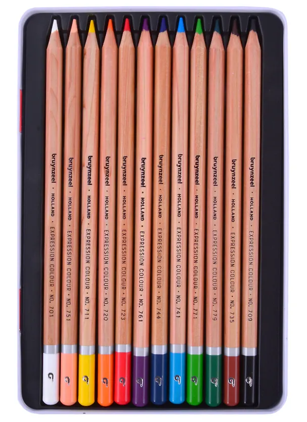 Карандаши цветные 12цв "Expression Colour" металл.кор.  258739 — 3