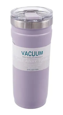 Термостакан Лавандовый (пластик/металл) (710мл) (12-07599-M6) 3045407
