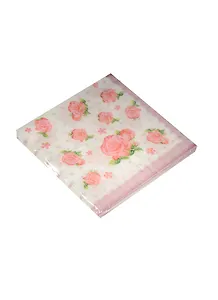 Салфетки (20шт/уп) Розы с розовой окантовкой (11-01662-L16)