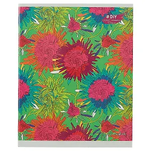 Тетрадь в клетку Unnika, "Фантастический сад", 96 листов, в ассортименте