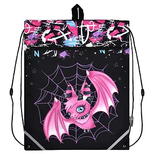 Мешок для сменной обуви "СЕЛФИ" 36*48см, полиэстер, полноцв.печать, наруж.карман, светоотраж.элементы