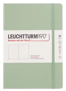 Книга для записей A5 125л нелин. "Classic" тв.обл., цвет шалфей, Leuchtturm1917