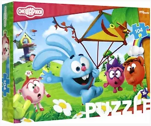 Пазл "Смешарики", 104 элемента