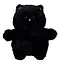 Мягкая игрушка Котик с щечками (черный) (35см) (12-0960-202411-T15) Bookvalno — 3075178 — 2