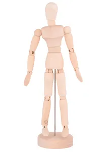 Манекен человека 20см мужской, дерево, Гамма