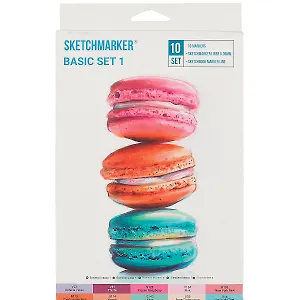 Маркеры 10цв "Basic set 1" карт.кор., Sketchmarker