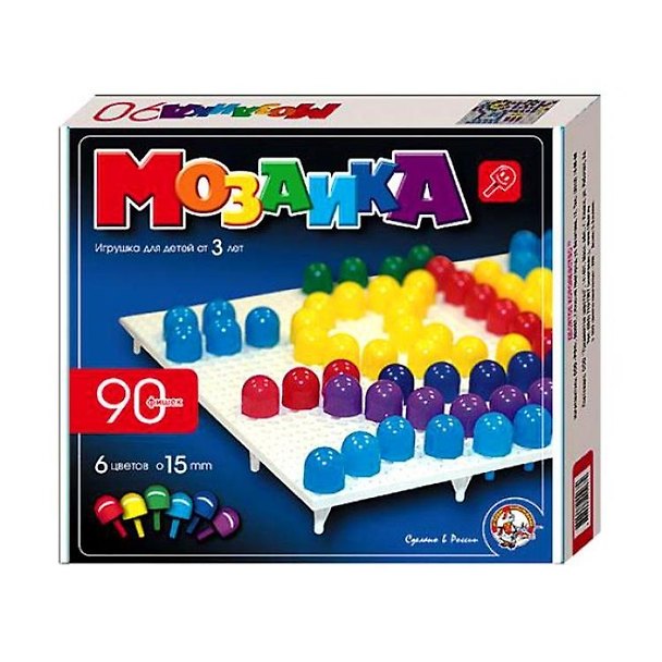 Мозаика, Десятое королевство, 6 цветов, 90 фишек, 2217865 — 1