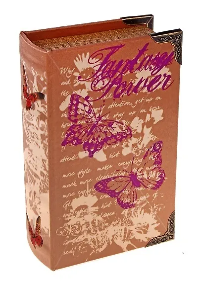 Шкатулка-книга дерево с шелком Цветные сны (17х11х5 см) (622923) 2371646 — 1