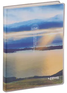 Записная книжка А6 80 листов клетка "Sunset in the ocean"