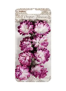 Астры из бумаги Сиреневые (SCB280305) (8шт.) (ScrapBerrys) (упаковка)