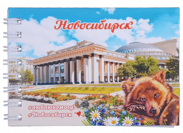 ГС Блокнот Новосибирск Театр медведь 72х105мм 2903192 — 1
