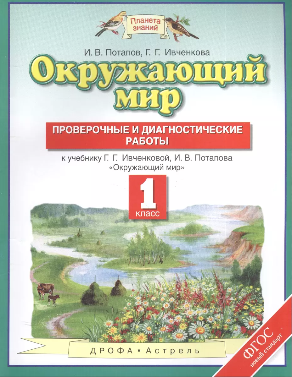 Окружающий мир: проверочные и диагностические работы: 1-й класс: к учебнику  Г.Г. Ивченковой, И.В. Потапова 