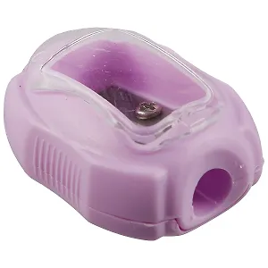 Точилка 1отв. "Trendy colors" с контейнером, ассорти