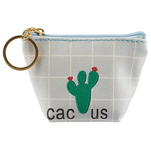 Кошелек на молнии Кактус (кожзам) 11*9см (ПВХ бокс) 2619048