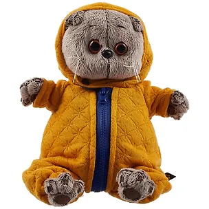 Игрушка мягкая Budi Basa, Басик в стеганом комбинезоне (19 см) (Ks19-164) 2842567