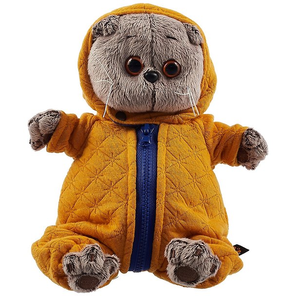 Игрушка мягкая Budi Basa, Басик в стеганом комбинезоне (19 см) (Ks19-164) 2842567 — 1