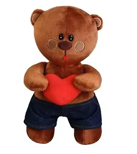 Игрушка мягкая, Fluffy Family, Мишка В восторге 25см