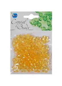 Набор бусин Кристальная игра Цветочки малые желтые (CRP088) (упаковка)