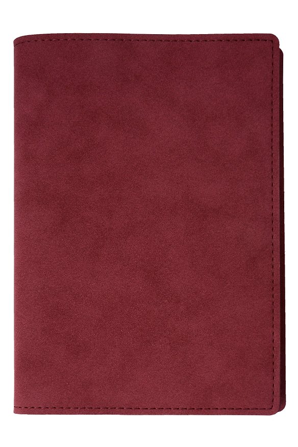 Книга для записей «Portfolio», А5, бордовая, кожзам 3147409 — 1