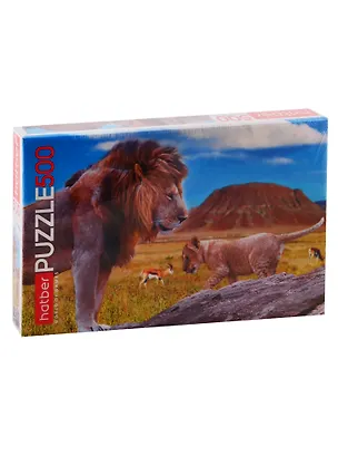 Пазл HATBER 500 эл. 480х330ммЛьвиное царство 2793258