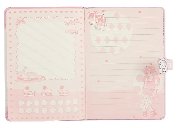 Книга для записей А5 "Little Bunny" с магнитной застежкой, ассорти 3025932 — 5