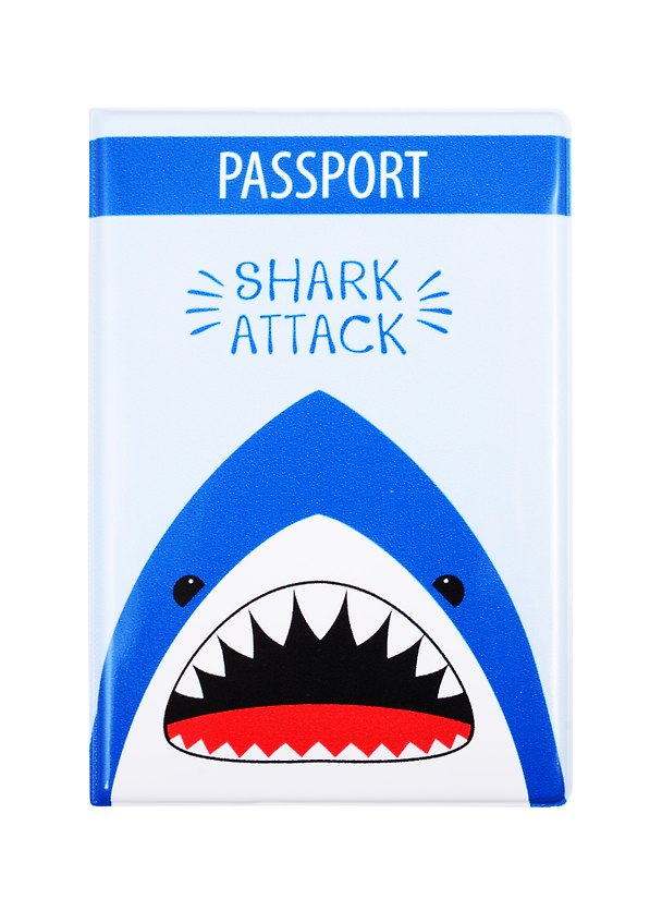 Обложка на паспорт «Shark attack» 2787981 — 1