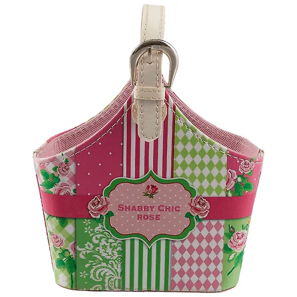 Корзинка для мелочей с ручкой Shabby chic rose 16*20,5см 12-06654-DH2829-1 2578945 — 2