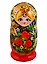 Матрешка 5 в 1 средняя (Ягодки, Эскиз 14, Клубничка) (М05140214) — 2723828 — 1