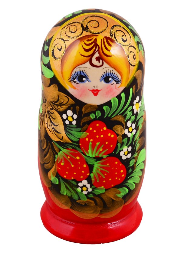 Матрешка 5 в 1 средняя (Ягодки, Эскиз 14, Клубничка) (М05140214) 2723828 — 1