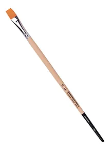 Кисть синтетика плоская №14, жесткая