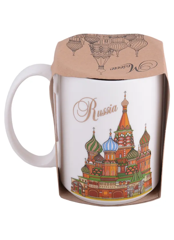 Кружка Москва ХВБ-Спасская башня 500мл фарфор цв.рисунок (060-50-19-21-CL) 2858752 — 3