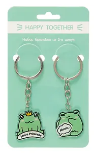 Брелоки парные Happy Together Лягушки (акрил) (2 шт) (12-15521-P3)