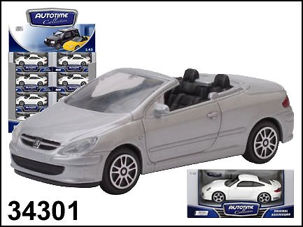 Машинка Peugeot 307CC (1:43) (34301) (коробка) 2294624 — 1