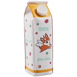 Пенал «Пакет молока. Корги-единорог», 6 х 20 см