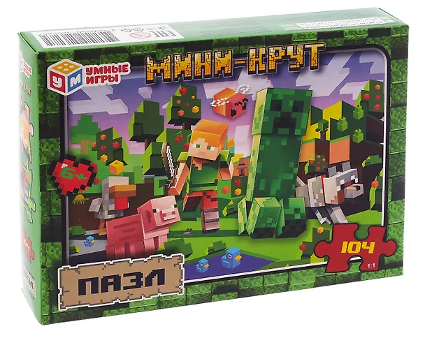 Пазл «Мини-крут» 104 элемента, My Game 3101783 — 1