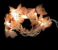 Гирлянда электр. Рождественские бабочки (2,15м) (10 ламп) (Н67582) (банка) 2335992