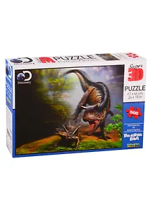 Пазл 3D Prime 3D 500 эл. Карнотавр против антарктопельты (Carnotaurus vs Antarctopelta)