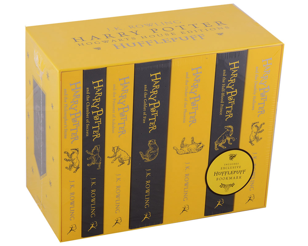 Джоан Кэтлин Роулинг Harry Potter Hufflepuff House Editions Paperback Box Set (комплект из 7 книг)