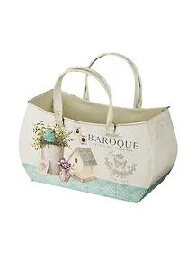 Кашпо Сумочка Baroque (только декор. использование) (13х24х20) (металл) (736-192)