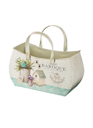 Кашпо Сумочка Baroque (только декор. использование) (13х24х20) (металл) (736-192) 2513713