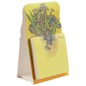 Блок бумаги «Ван Гог. Ирисы», 7 х 7 см