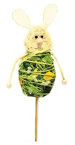 Декоративный элемент Заяц (зеленый) (16227)