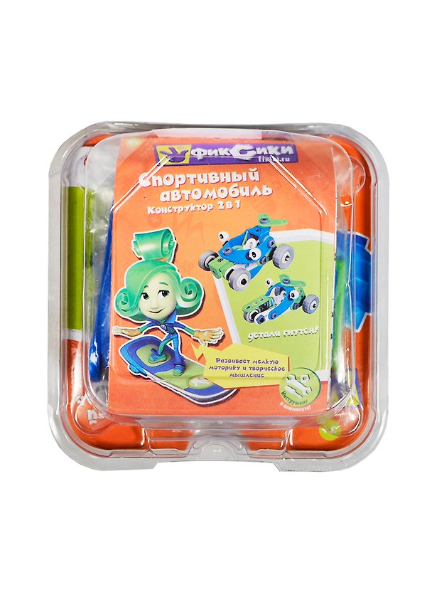 Конструктор Спортивный автомобиль (2 модели в 1) (FIX0711-001) (Фиксики) (упаковка) 2435536 — 1