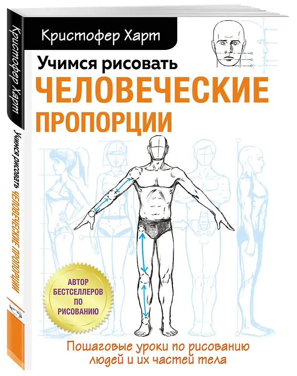 Книга Учимся рисовать человеческие пропорции (Кристофер Харт) — 4